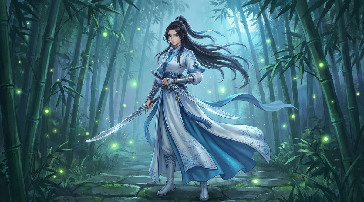 麻豆视频原创视频-竹林剑舞